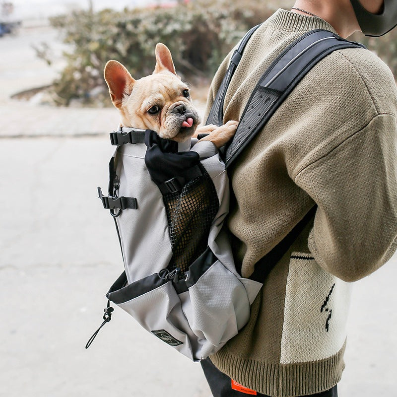 Pet Dog Carrier Bag Carrier For Dogs Backpack Out Double Shoulder Portable Travel Backpack Outdoor Dog Carrier Bag Travel by Josla