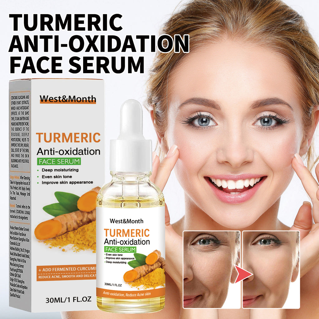 Turmeric Anti-Oxidation Face Serum, 30ml Hydrating Brightening Serum For Acne Marks & Uneven Skin Tone by Josla