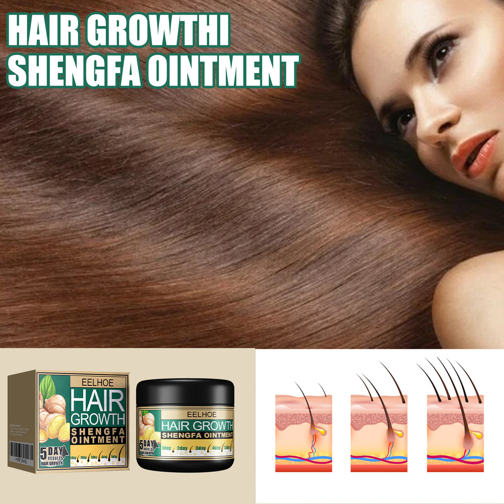 Ginger Hair Growth Ointment, Nourishing Scalp Care Cream For Thinning Hair, Anti Hair Loss Treatment With Ginger Root Extract by Josla