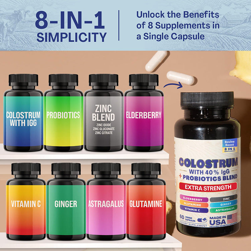 Bovine Colostrum Capsules 60 Capsules by Josla