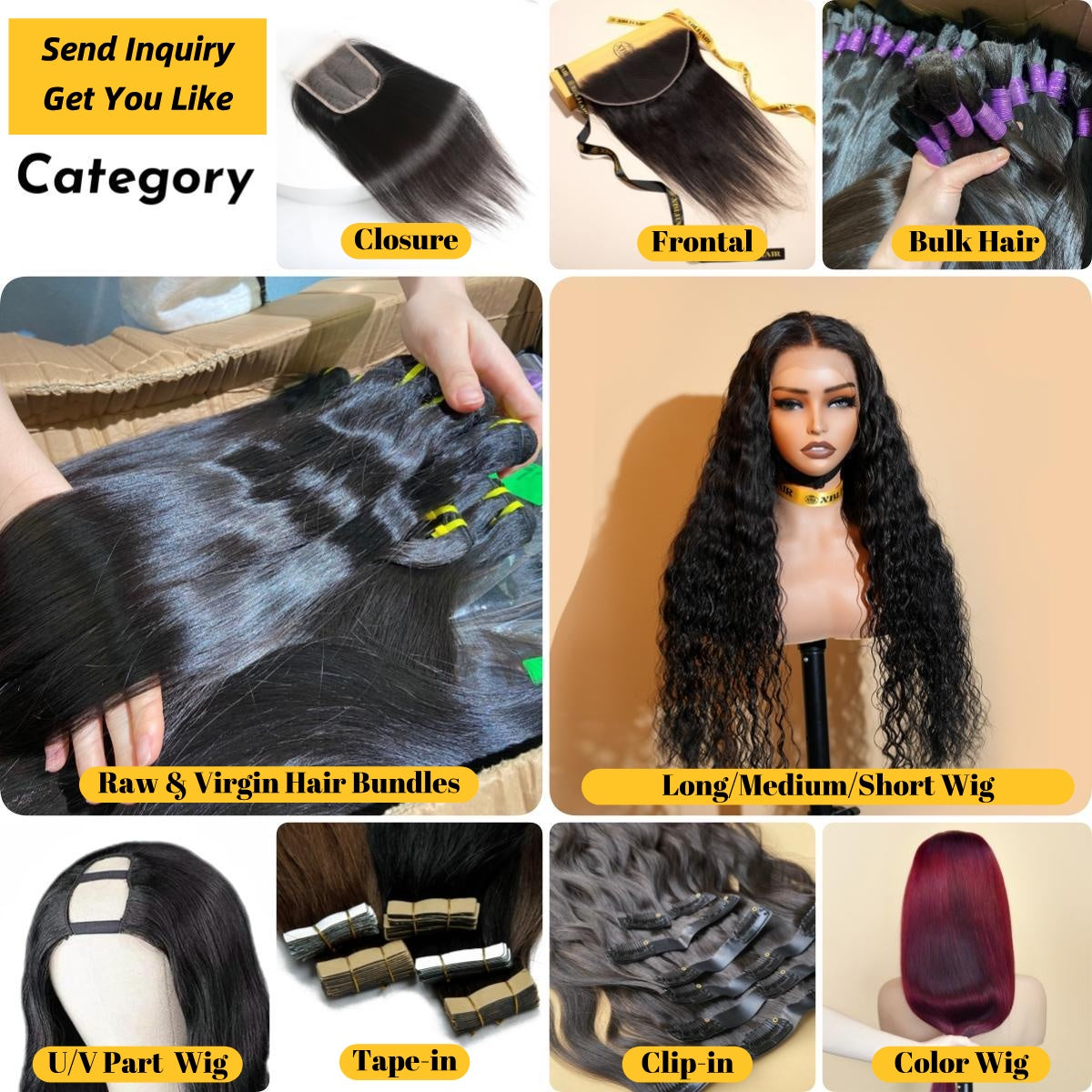 11A Good Quality Human Hair Bundles 12-30 Inch Raw Hair Extensions by Josla