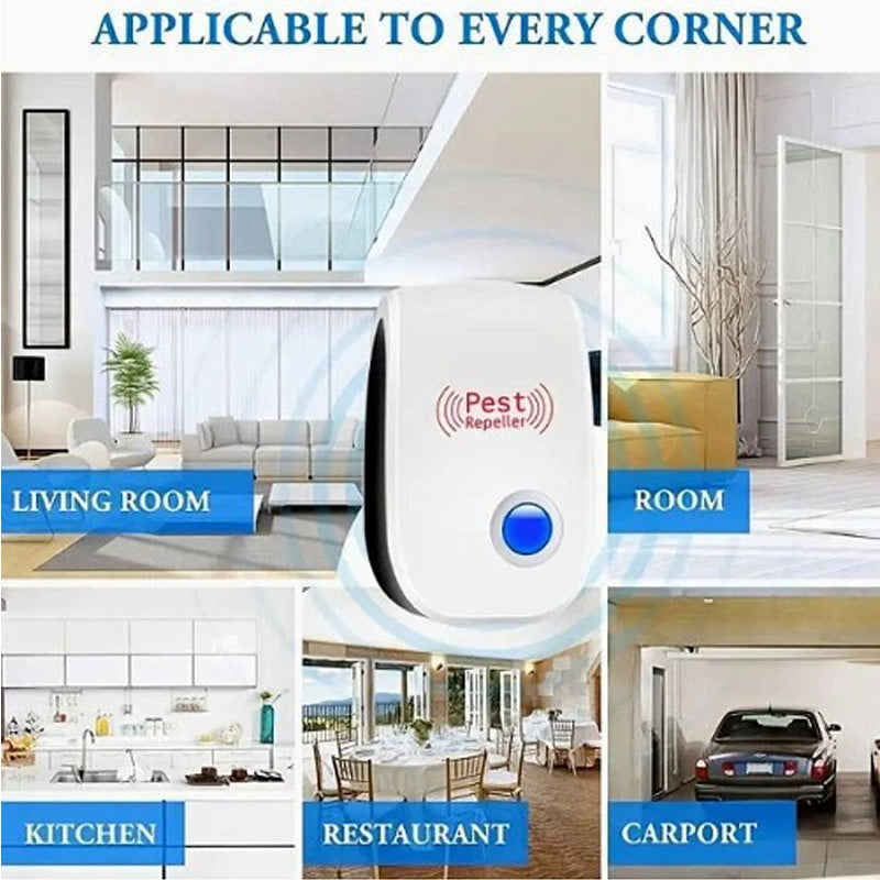 6Pcs Ultrasonic Pest Repeller, Pest Control Plug In Indoor Pests For Mosquito, Insects,Cockroaches, Rats, Bug, Spider by Josla