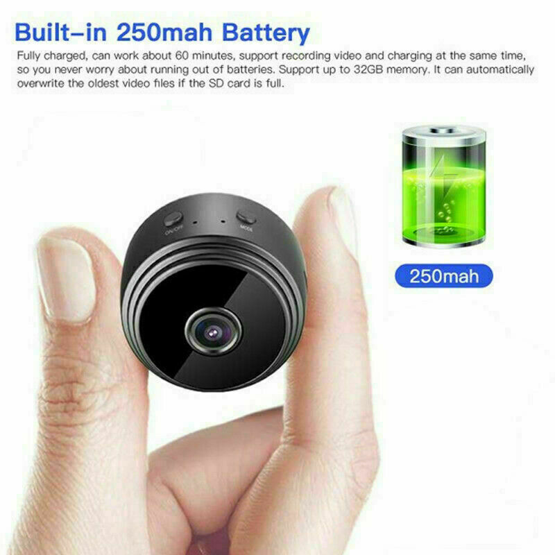 Mini Hidden Spy Camera Wireless Wifi IP Home Security 1080P HD DVR Night Vision by Josla