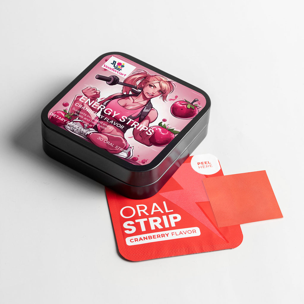 Fast Acting Energy Strips Instant Boost For Focus Stamina by Josla
