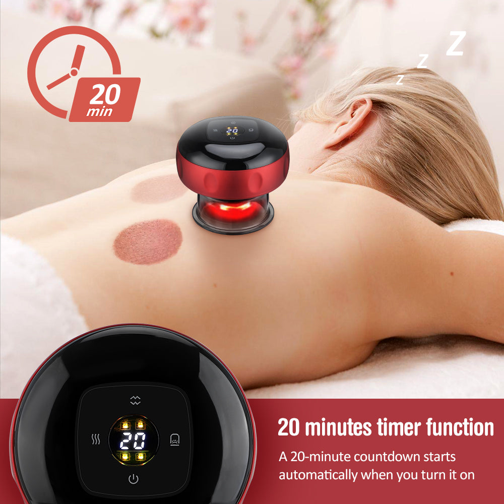 Electric Vacuum Cupping Massage Body Cups Anti-Cellulite Therapy Massager For Body Electric Guasha Scraping Fat Burning Slimming by Josla