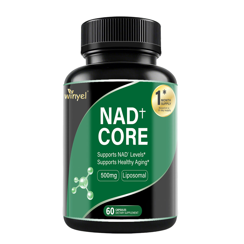 60 Capsules Of High-concentration Liposomal NAD Enhancer - Energy, Focus, And Healthy Aging, Containing Nicotinamide Riboside, Resveratrol, And Rutin - High-quality, High-purity Formula by Josla