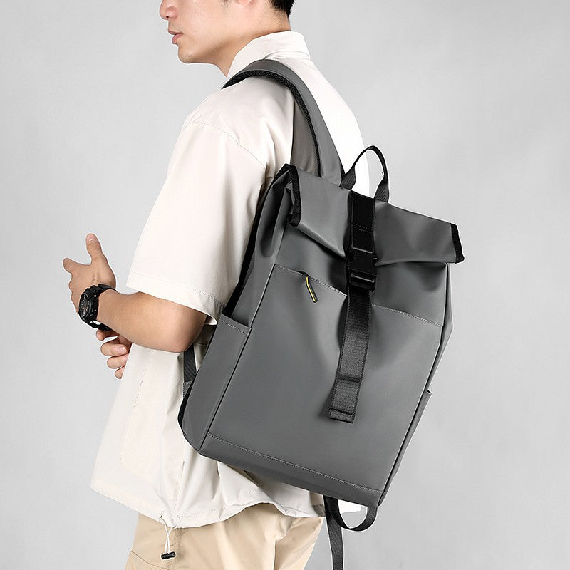 Casual Fashion Backpack For Men Women New Laptop Backpack Oxford Cloth Waterproof Short Distance Travel Backpack Men Black by Josla