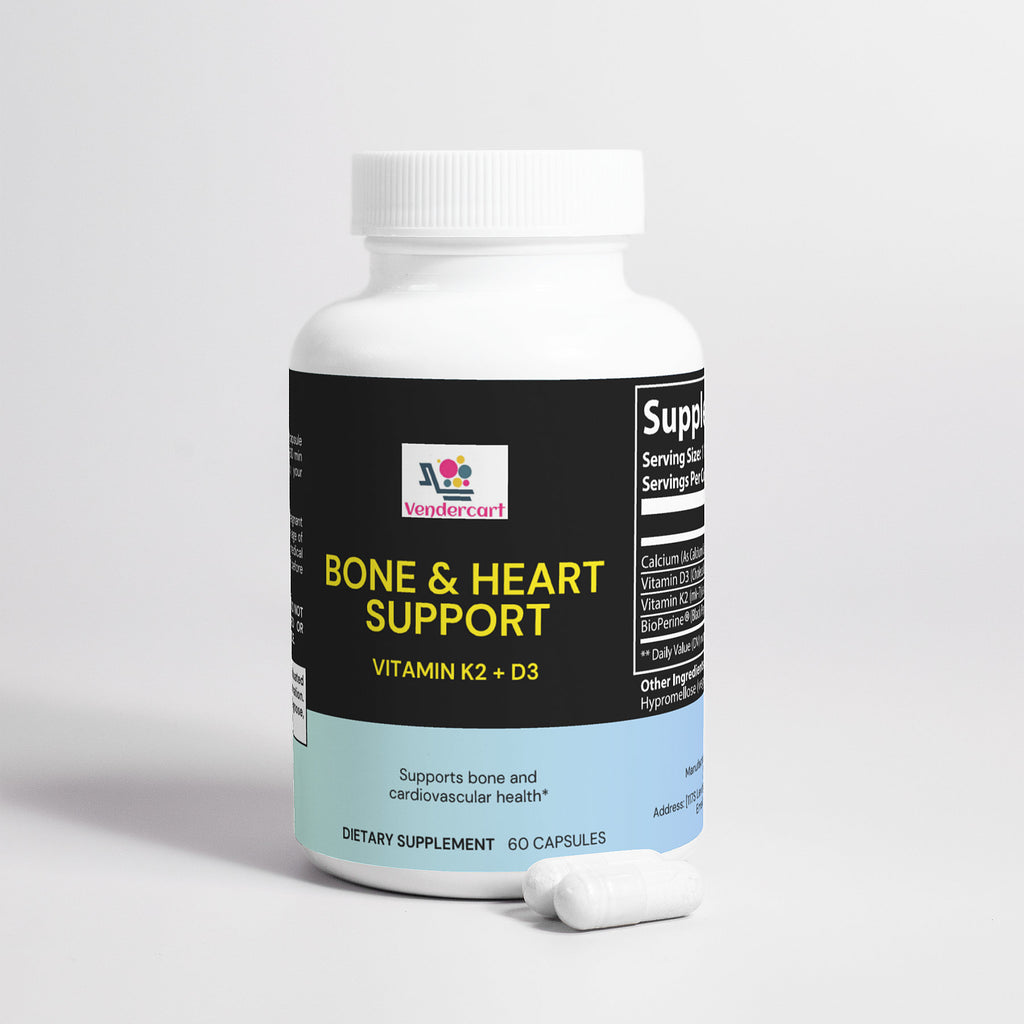BONE AND HEART SUPPORT WITH VITAMIN K2 AND D3 by Josla