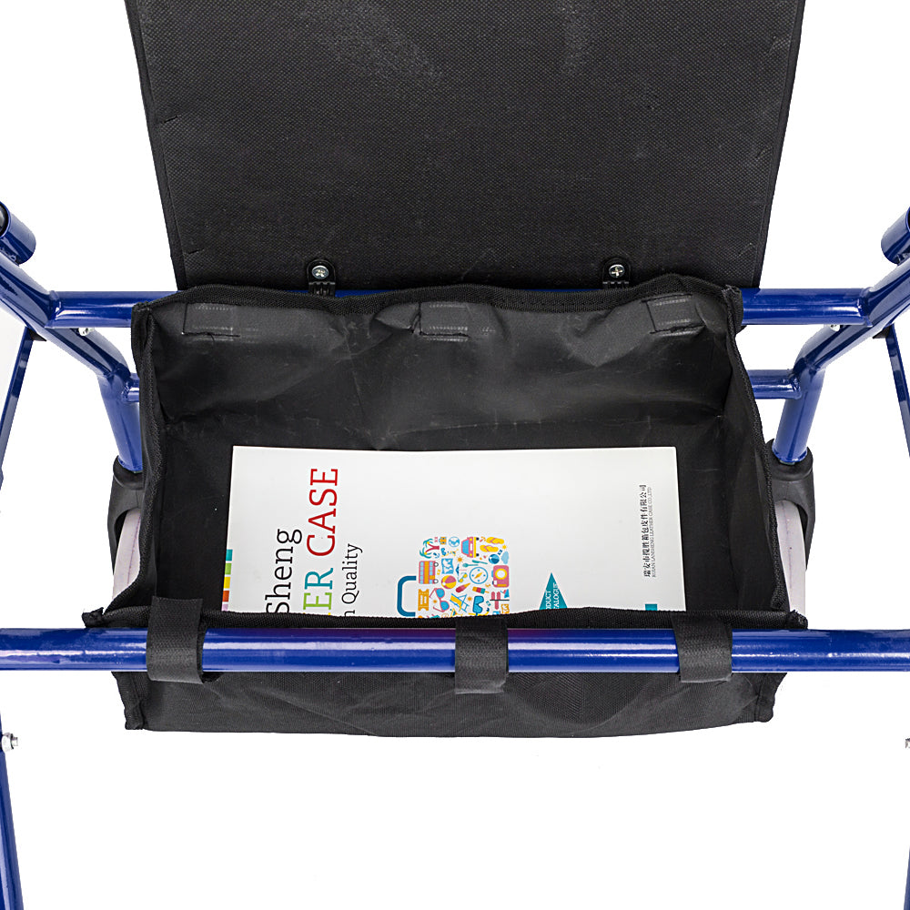 Iron Pipe Nylon Cloth Basket 286lbs, Blue And Black Color For Driving Assistance by Josla