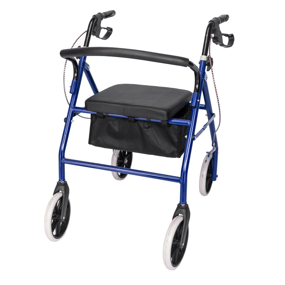 Iron Pipe Nylon Cloth Basket 286lbs, Blue And Black Color For Driving Assistance by Josla
