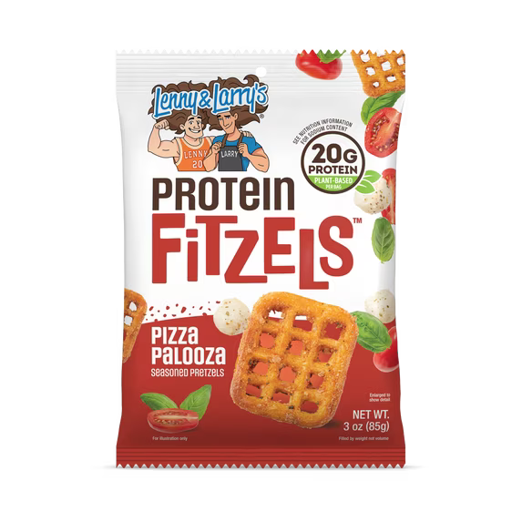 Lenny and Larry's Fitzels Protein Pretzels, Pizza Palooza, 20g Protein, 3oz by Josla Marketplace