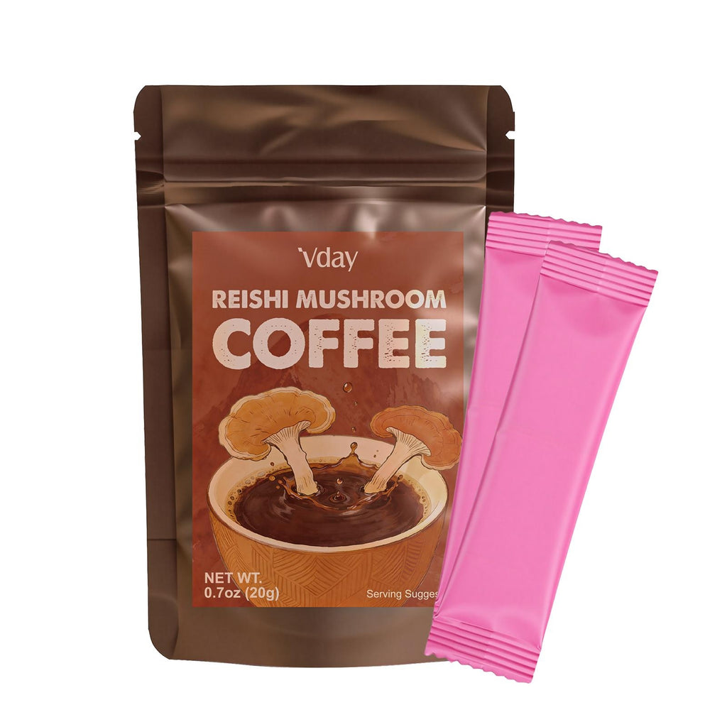 Reishi Mushroom Coffee, 20g Per Sachet, 20 Sachets Total, Instant Mushroom Coffee, Refreshing & Invigorating, Ideal For Parties & Holiday Gifts by Josla