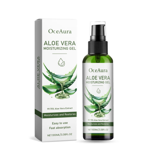 OceAura Aloe Vera Moisturizing Gel Gently Nourishes Facial Skin, Moisturizing And Refreshing Aloe Vera Gel by Josla