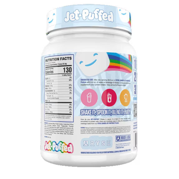 RYSE Loaded Protein Powder, Jet Puffed Marshmallow, 20 Servings, 25g Protein, Post Workout by Josla Marketplace