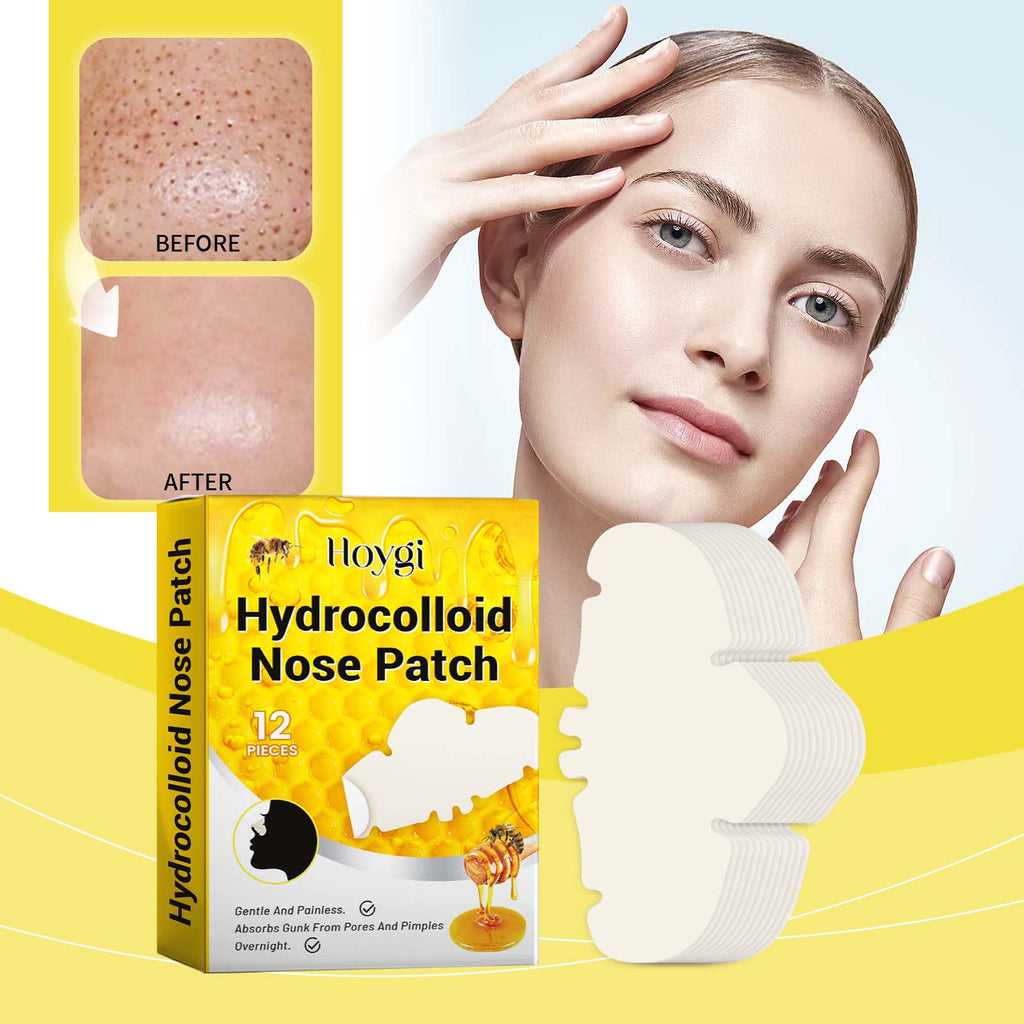 Hoygi Hydrocolloid Nose Patch, Hydrocolloid Invisible Concealer To Remove Blackheads And Acne Facial Pore Cleaning Nose Patch by Josla