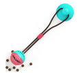 Dog Toys Silicon Suction Cup Tug Interactive Dog Ball Toy For Pet Chew Bite Tooth Cleaning Toothbrush Feeding Pet Supplies by Josla