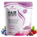 WINYEL Hair Growth Soft Chewables, Containing Hair Growth Vitamins For Men And Women, Biotin, To Help Create Thicker, Fuller, And Stronger Hair, Mixed Berries, 60 Soft Chewables. by Josla