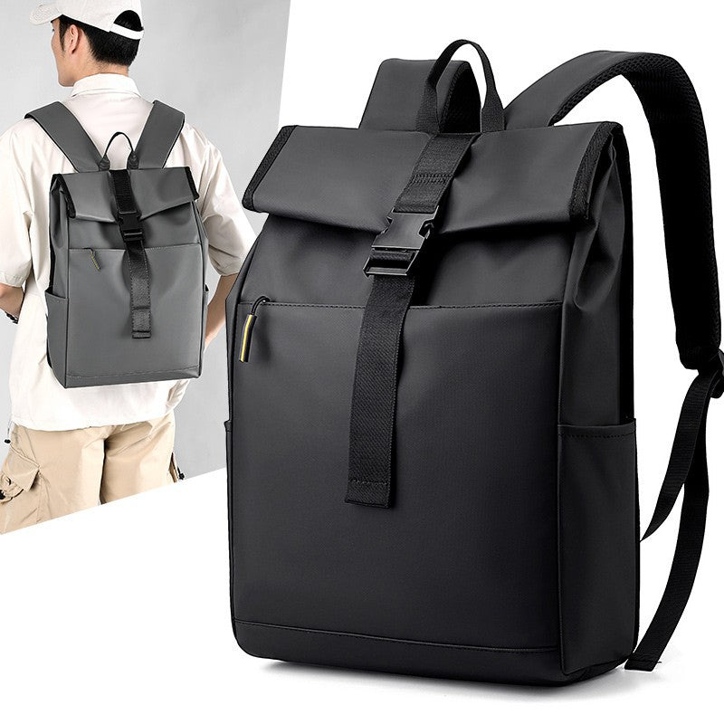 Casual Fashion Backpack For Men Women New Laptop Backpack Oxford Cloth Waterproof Short Distance Travel Backpack Men Black by Josla