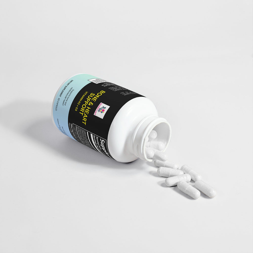 BONE AND HEART SUPPORT WITH VITAMIN K2 AND D3 by Josla