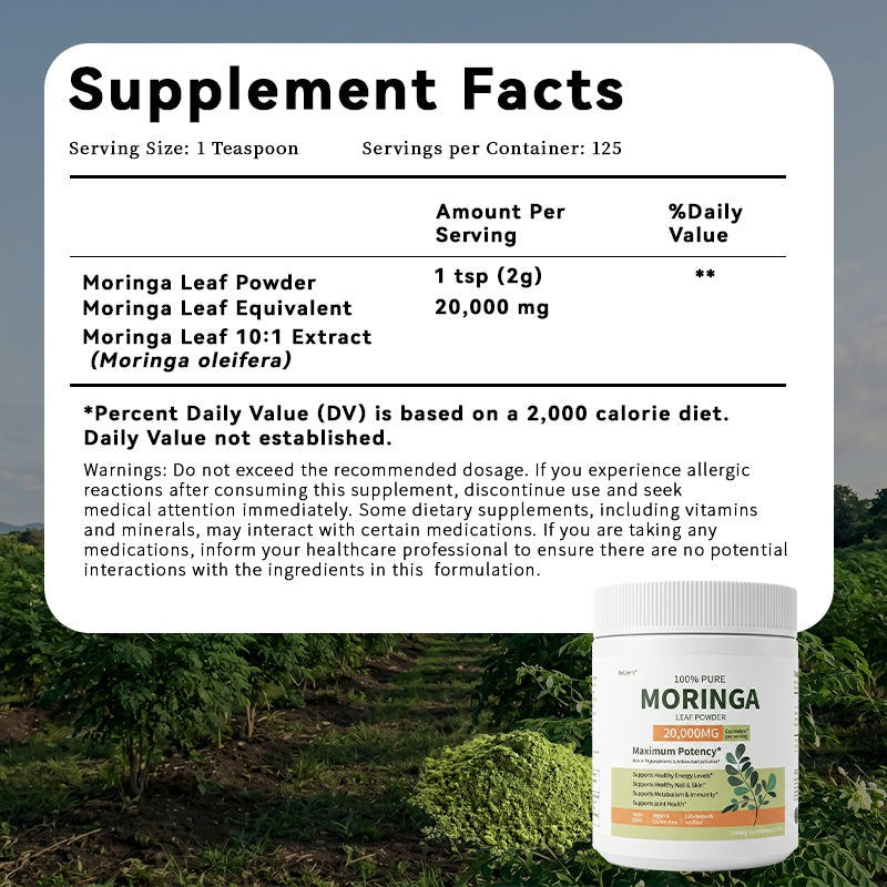 RELIERRE Pure Moringa Powder by Josla