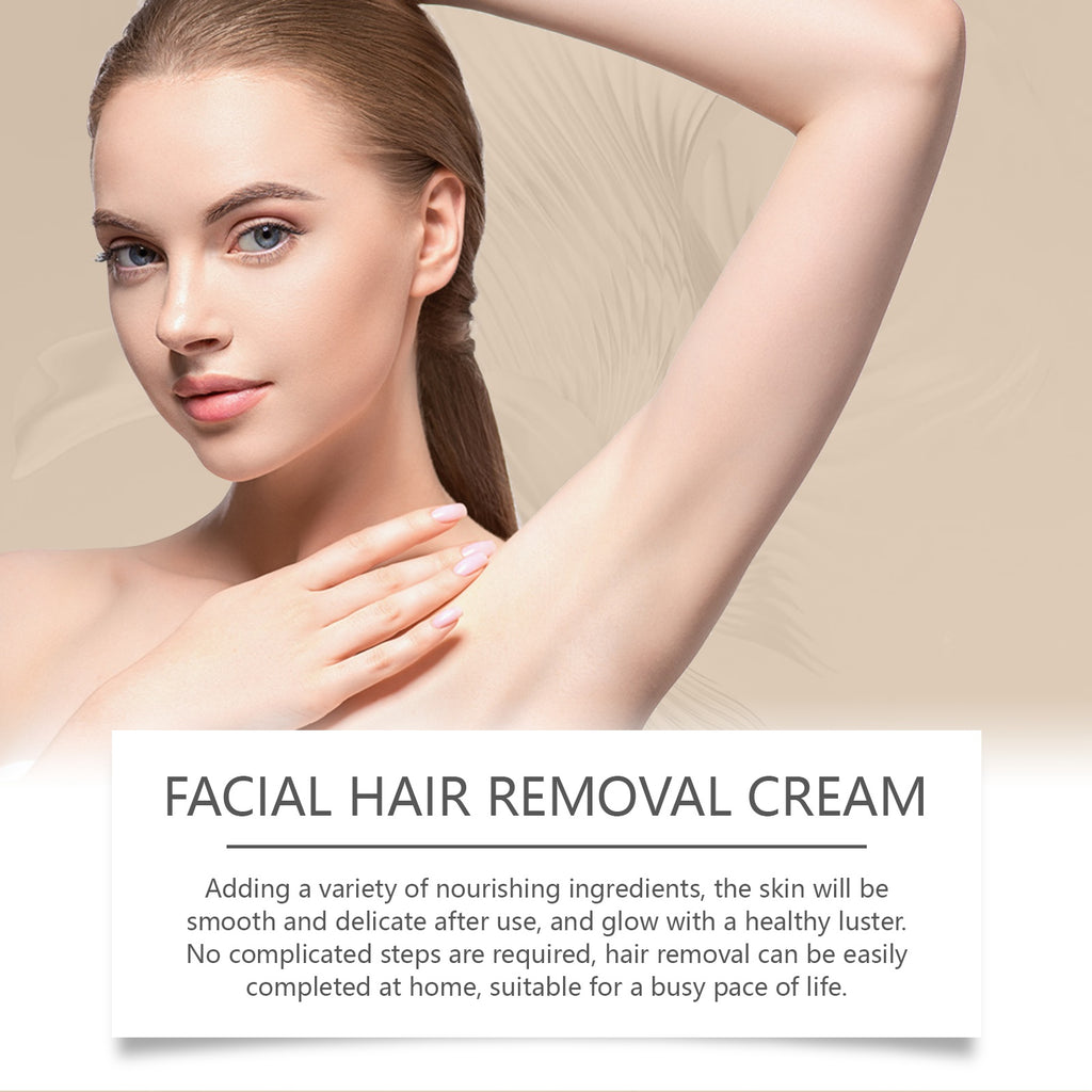 Hoygi Coconut Facial Gentle Hair Removal Cream, Facial Hair Removal For Men And Women, Gentle On Lip Hair And Beard, Non-irritating by Josla