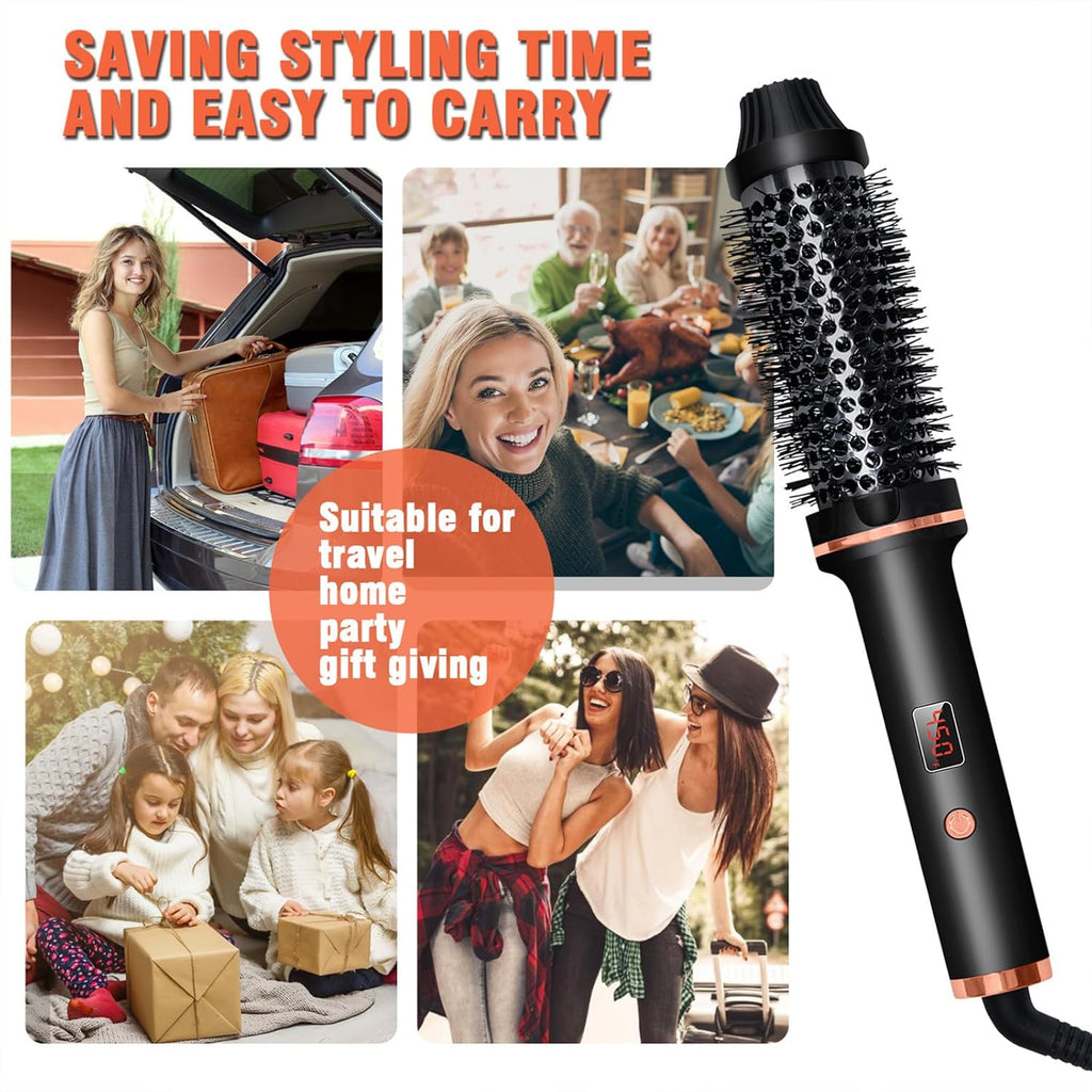 Hot-Air Brushes Thermal Brush 1.5 Inch Curling Iron Volumizing Brush by Josla