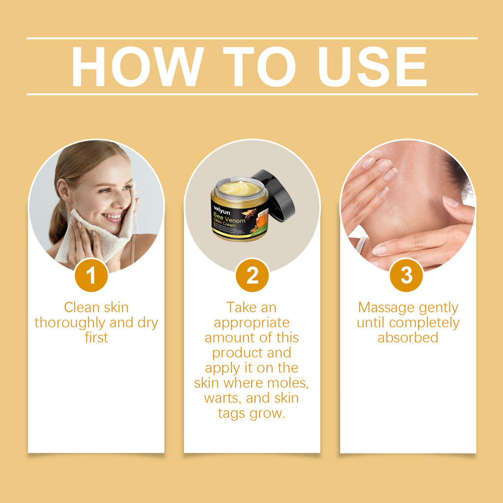 Wiyun Bee Venom Skin Care Cream Gentle Moisturizing Repair Body Blemishes Smooth Body Skin Care Cream by Josla