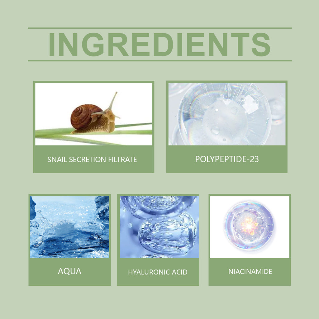 West&Month Snail Peptide Hyaluronic Acid Firming Serum Moisturizes And Tights Skin, Firming And Smoothing Skin Lines by Josla