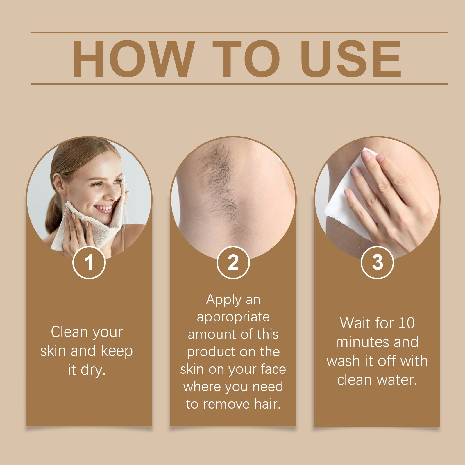 Hoygi Coconut Facial Gentle Hair Removal Cream, Facial Hair Removal For Men And Women, Gentle On Lip Hair And Beard, Non-irritating by Josla