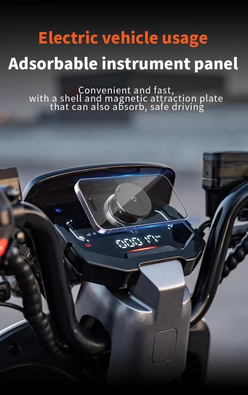 Car Phone Holder, Upgraded 360Adjustable Vacuum Suction 20X Magnets by Josla