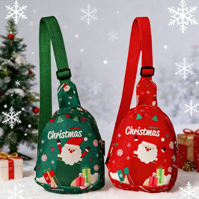 Christmas Santa Handheld Gift Bag - Festive Waterproof Gift Wrap For Holiday Presents, Perfect For Christmas Eve Apple Gift Boxes & Small Gifts by Josla