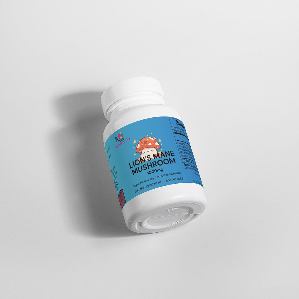 Lions Mane Mushroom Supplement Cognitive Support, Focus, Mood Boost, And Recovery For Athletes by Josla
