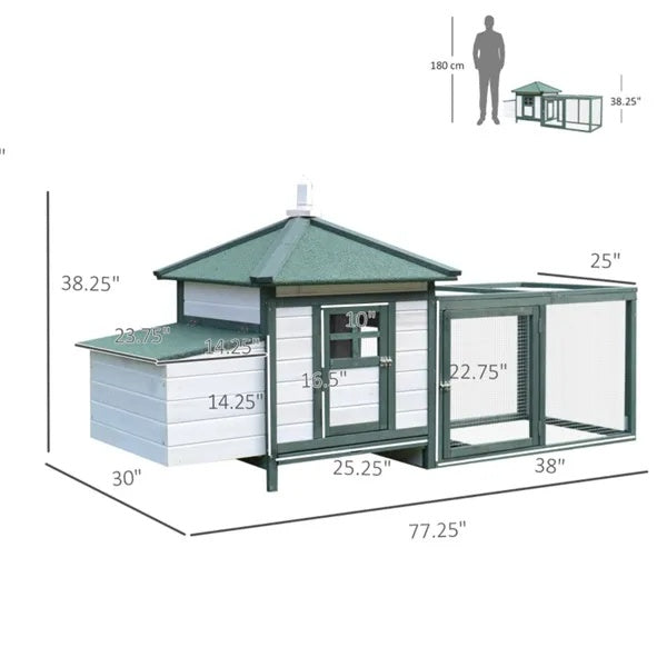 Wooden Chicken Coop Swiship-Ship Prohibited By WalMart by Josla
