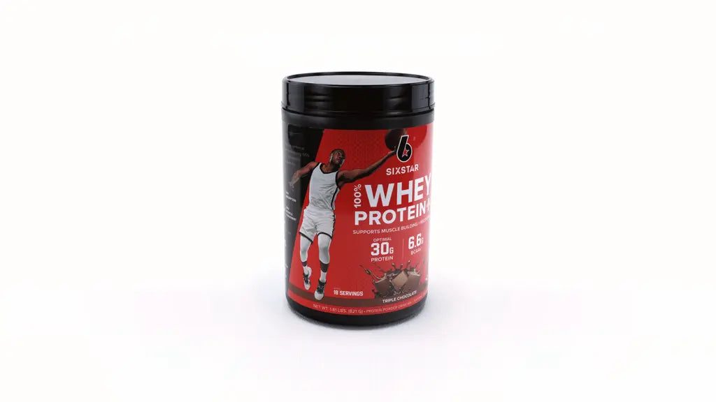 Six Star Pro Nutrition 100% Whey Protein Powder Plus, 30g Protein, Triple Chocolate, 1.81 lbs by Josla Marketplace