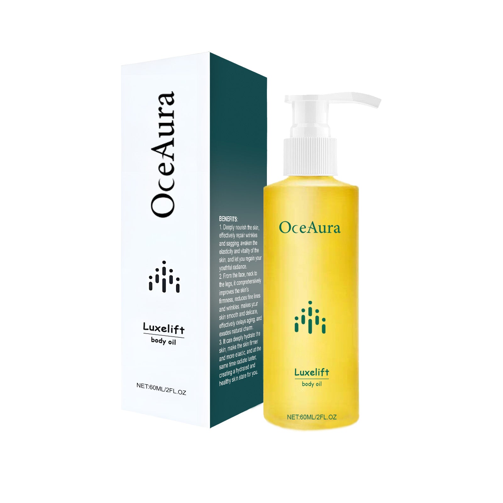 Oceaura Body Skin Care Oil Skin Hydrating And Moisturizing Refreshing Skin Care Firming Care Oil by Josla