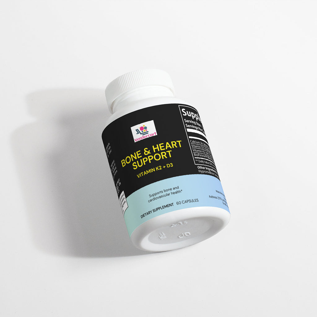 BONE AND HEART SUPPORT WITH VITAMIN K2 AND D3 by Josla