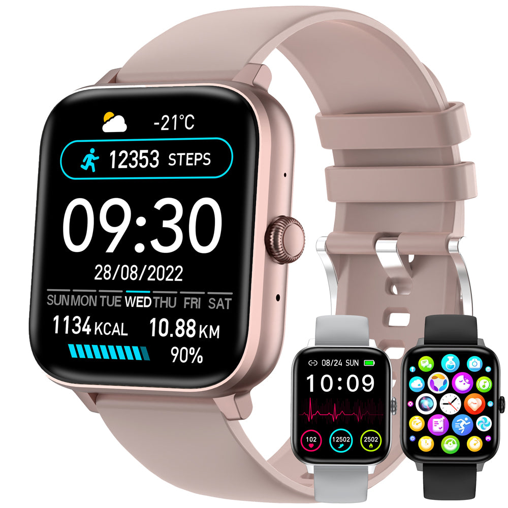 SmartWatch Men Women1.83inch BT Face Heart Rate Fitness Tracker by Josla