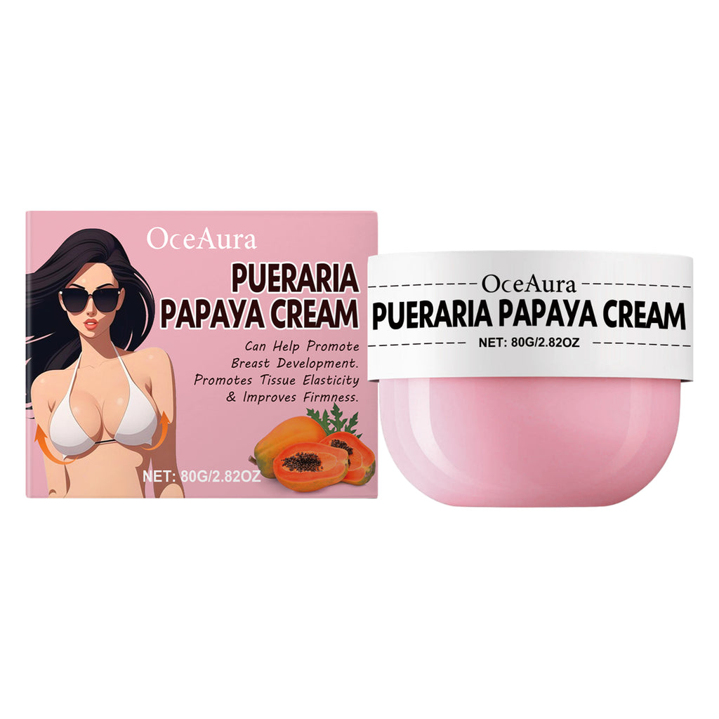 OceAura Pueraria Papaya Chest Care Moisturizing Moisturizing Elastic Firming Care Body Massage Cream by Josla