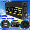 Inverter 12V To 220V110V3000W Vehicle Solar Power Conversion Inverter Off-grid High Frequency Correction by Josla