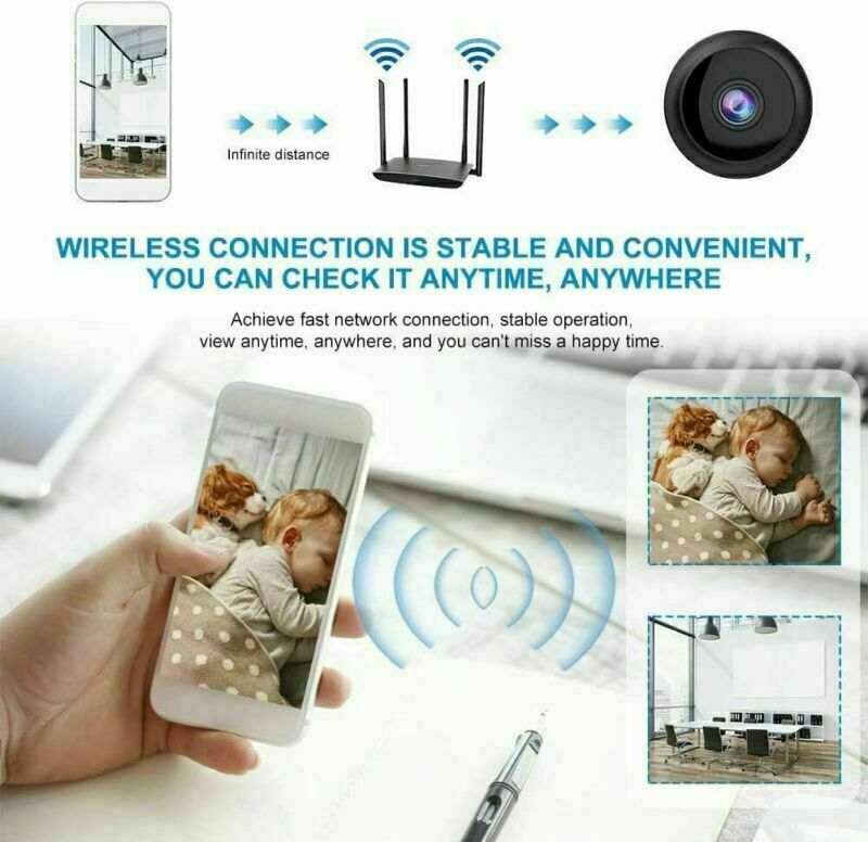Mini Hidden Spy Camera Wireless Wifi IP Home Security 1080P HD DVR Night Vision by Josla