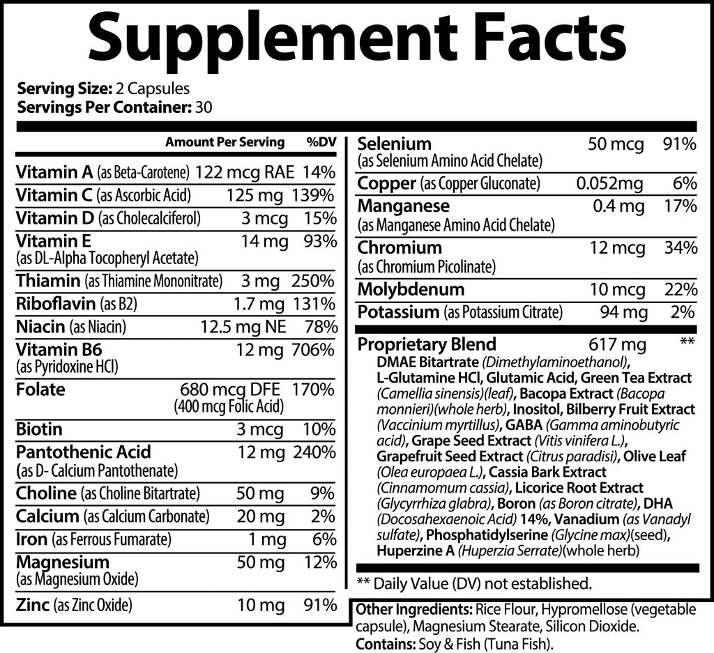 NOOTROPIC BRAIN AND FOCUS FORMULA by Josla