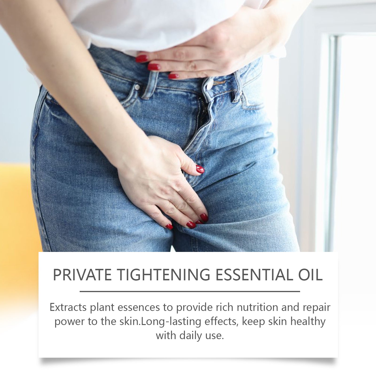 Private Tightening Essential Oil For Women, Intimate Moisturizing Massage Oil With Ginkgo Leaf Extract & Vitamin E, Restore Smooth & Elastic Feminine Skin, 30ml by Josla