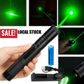1MW Starker Grüner Laserpointer Outdoor-Lazer-Taschenlampe USB Wiederaufladbar by Josla