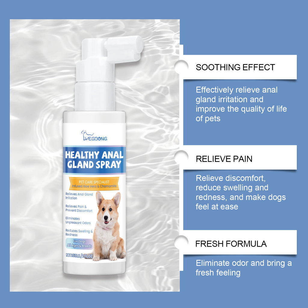 Healthy Gland Spray For Dogs, Dog Gland Care Spray For Infection Prevention, Reduce Itching Swelling & Bad Odor, Pet Gland Relief Spray For All Breeds & Ages by Josla