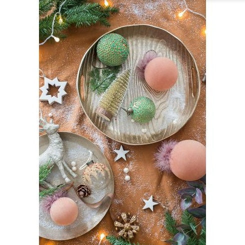 D3 Christmas Ball Ornaments, Glass Decorative Hanging Ball Christmas Tree Ornaments For Holiday Party Decorations, Set Of 12 by Josla