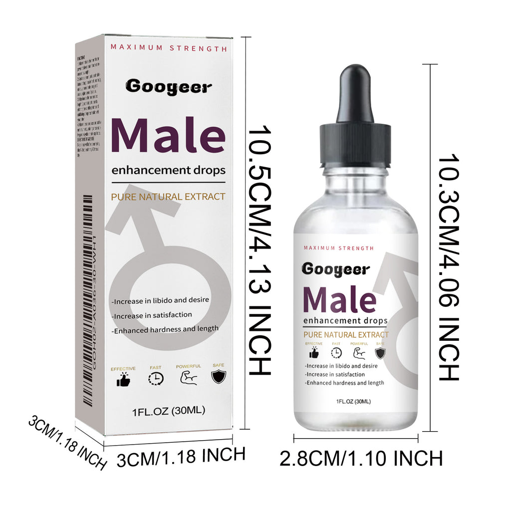 Natural Male Enhancement Drops, Maca Epimedium Eucommia Extract Liquid, Boost Libido Stamina & Relieve Stress, 30ml by Josla