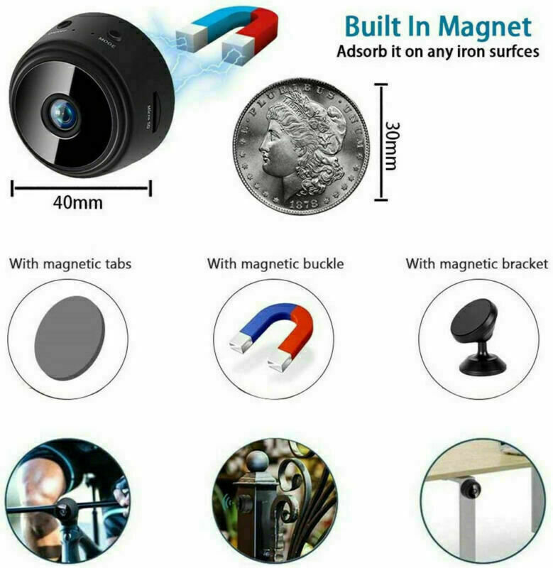 Mini Hidden Spy Camera Wireless Wifi IP Home Security 1080P HD DVR Night Vision by Josla