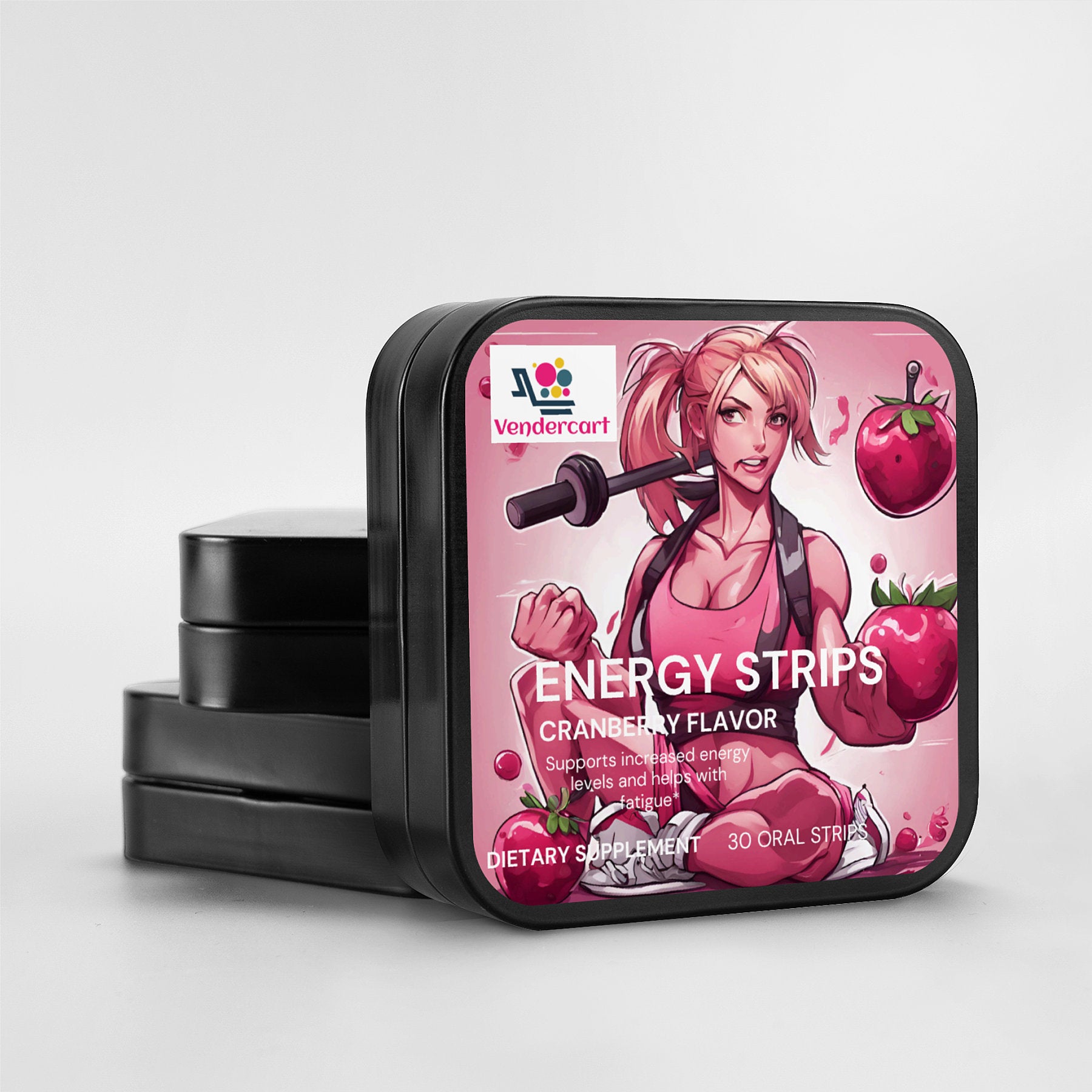 Fast Acting Energy Strips Instant Boost For Focus Stamina by Josla