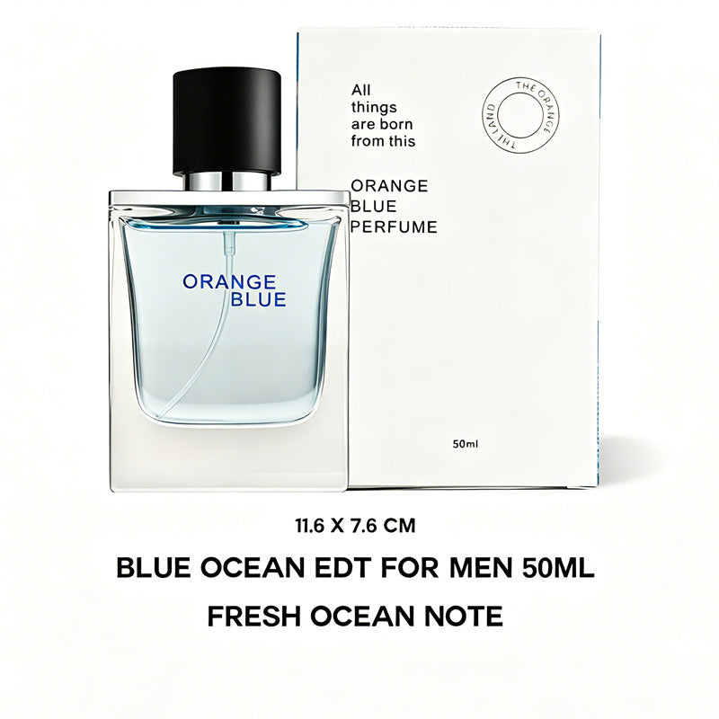 Beauty Orange Blue Eau De Toilette For Men, 50ml - Fresh Blue Ocean Scent by Josla