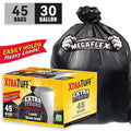 45 Extra-thick, Leak-proof Garbage Bags, Suitable For Home, Commercial, And Various Other Uses. A Great Helper For Home Cleaning. by Josla